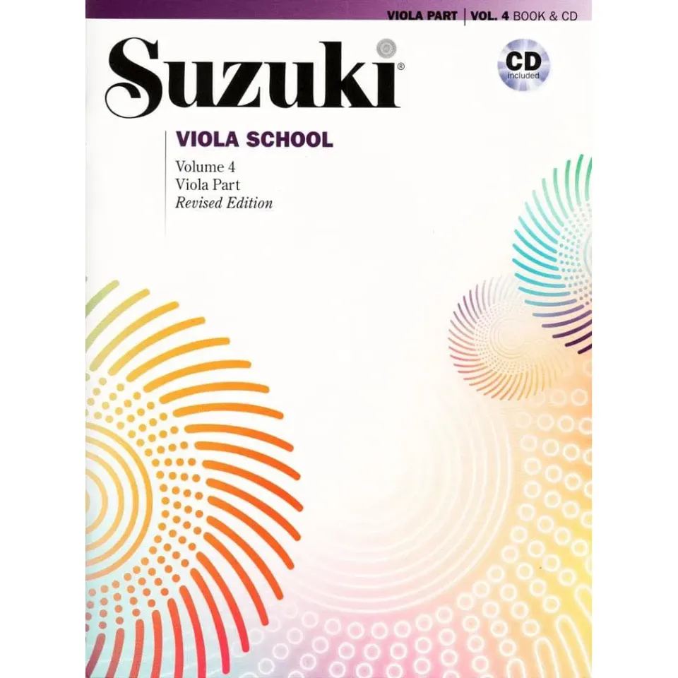 Suzuki Viola School Volume 4 Bratschennoten mit CD