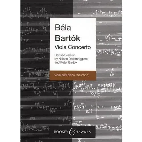 Boosey & Hawkes Bartók Viola Concerto Sz128 Noten Bratsche Klavier
