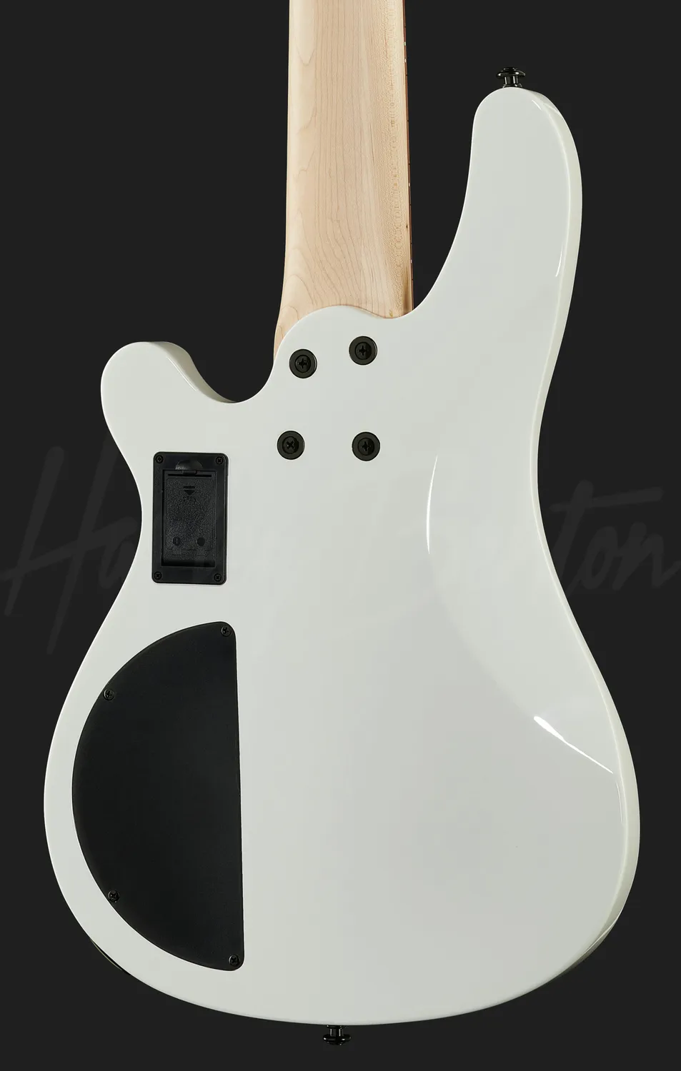 Harley Benton Pro B-550 E-Bass 5-Saiter Weiß Aktiv 24 Bünde
