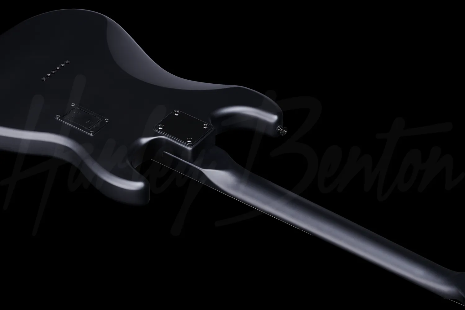 Harley Benton ST-20HH Active E-Gitarre Linkshänder Black