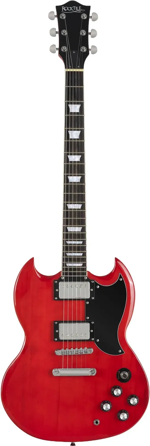 Rocktile Pro S-Red E-Gitarre Doublecut Heritage Cherry