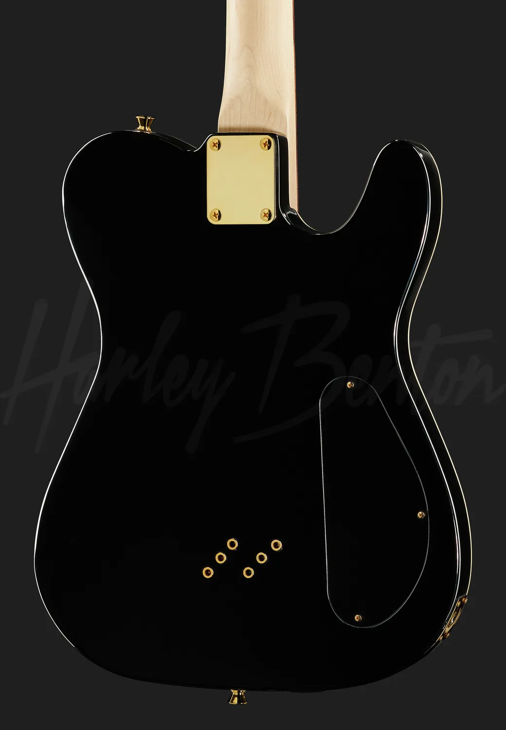 Harley Benton TE-40 LH TBK E-Gitarre Linkshand schwarz