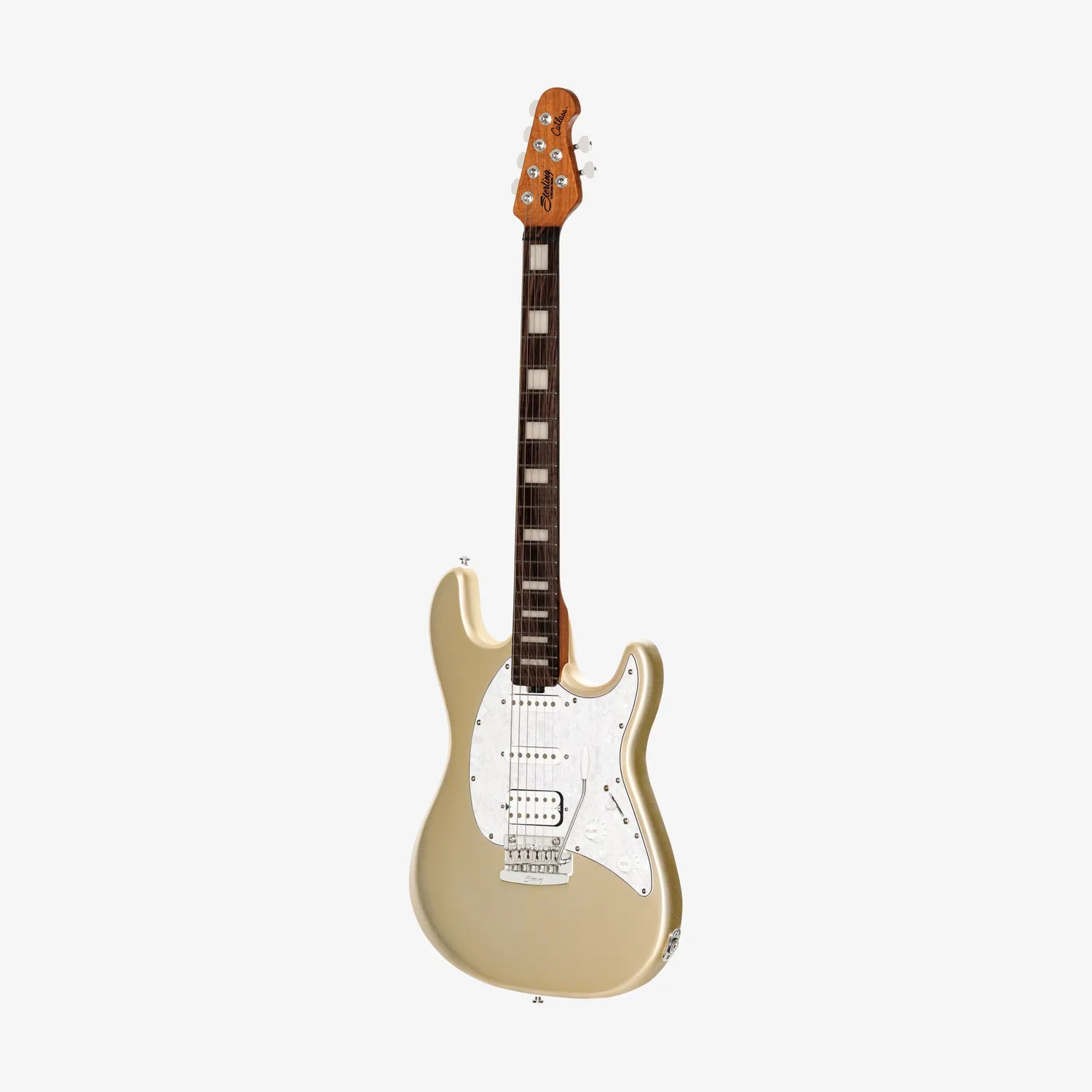 Sterling Cutlass CT50 Plus E-Gitarre Cashmere HSS
