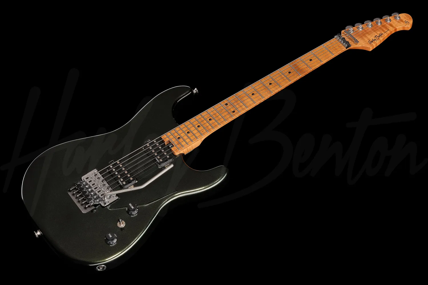 Harley Benton Rock ST-80FR E-Gitarre Lime Sparkle Floyd Rose