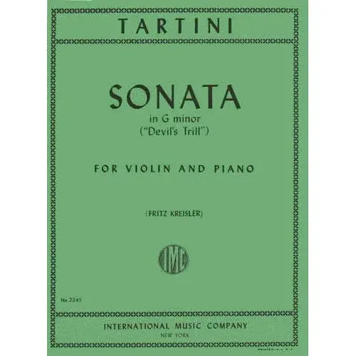 Shar Music Tartini Devil's Trill g-Moll Noten Violine Klavier