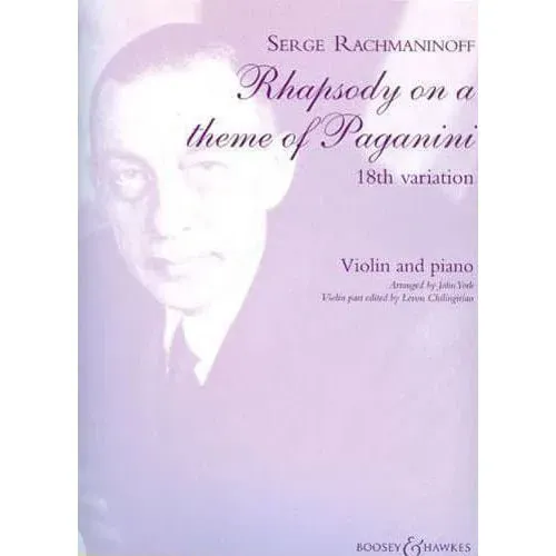 Boosey & Hawkes Rachmaninoff 18. Variation Violine Noten