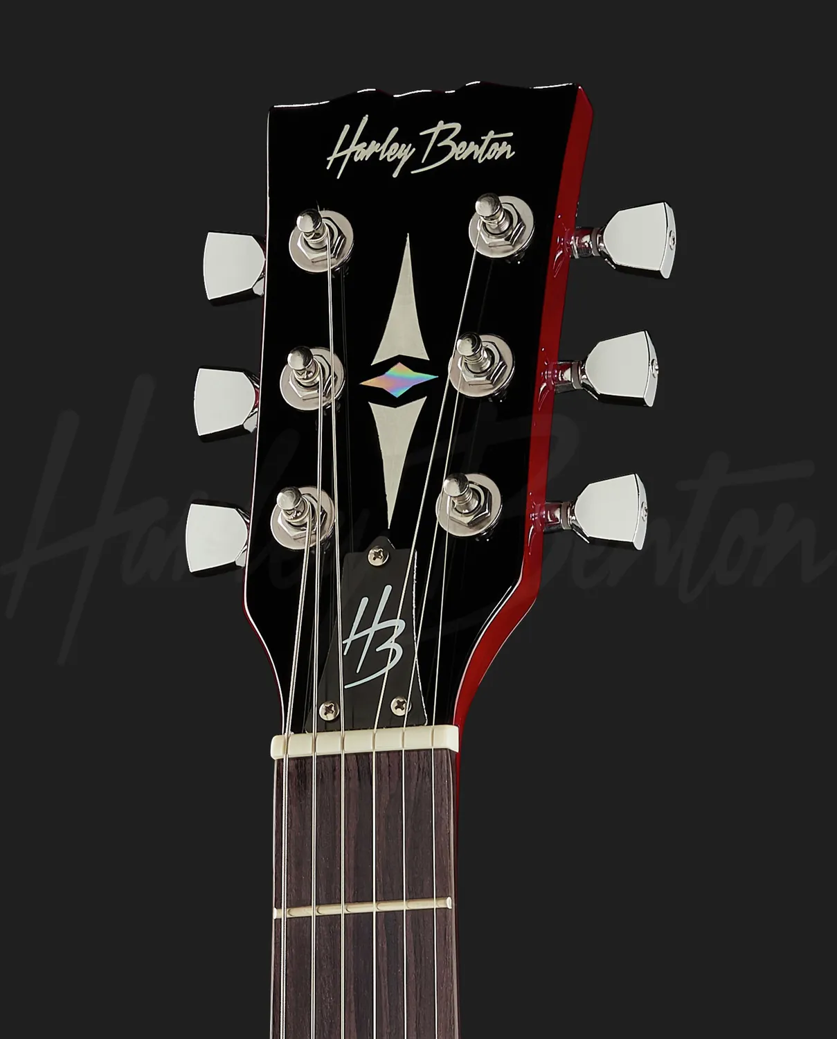 Harley Benton Vintage DC-200 CH E-Gitarre Cherry Doublecut