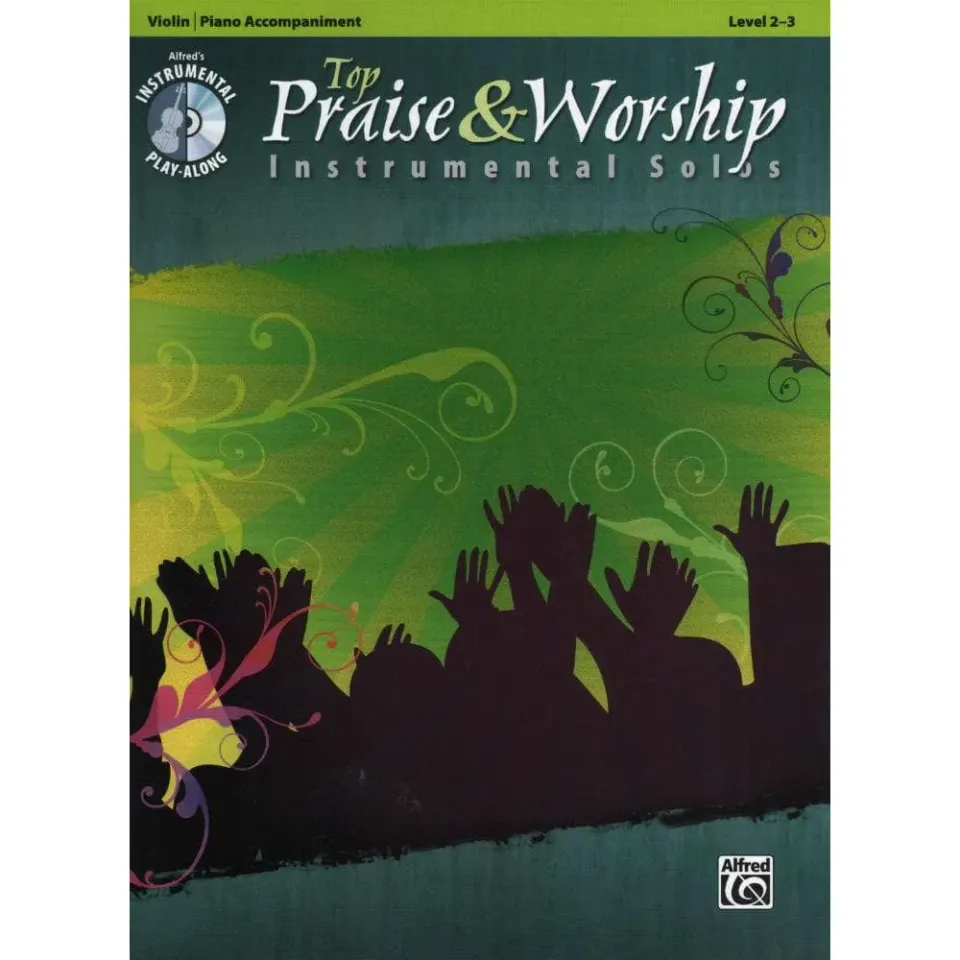 Alfred Praise Worship Solos Noten Violine Klavier CD