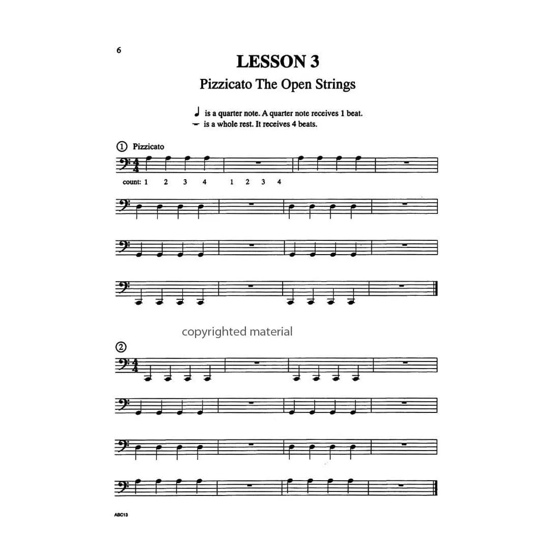 Rhoda ABCs of Cello Celloschule Anfänger Carl Fischer