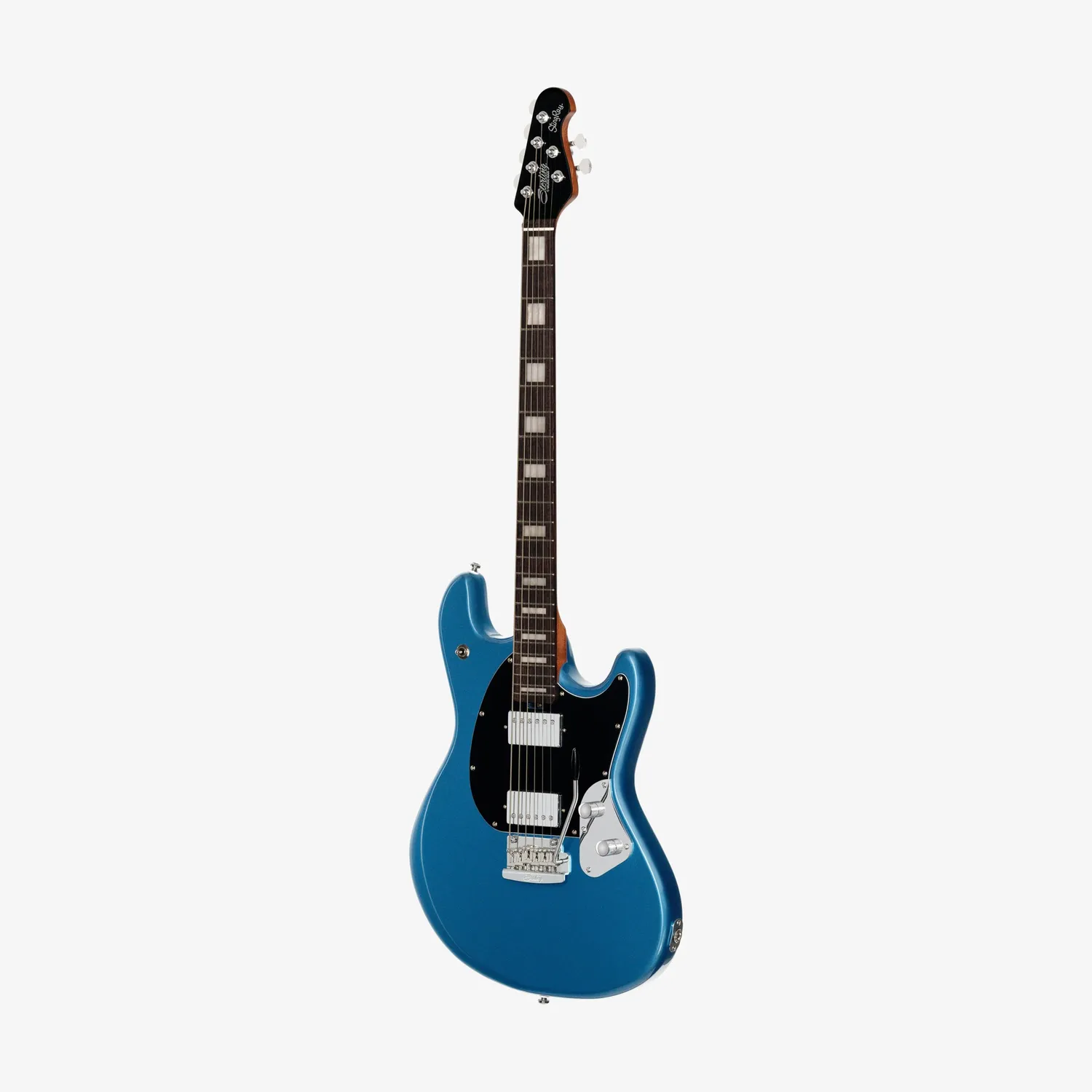 Sterling StingRay Baritone E-Gitarre Toluca Lake Blue