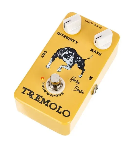 Harley Benton Standard Vintage Tremolo Effektpedal für Gitarre