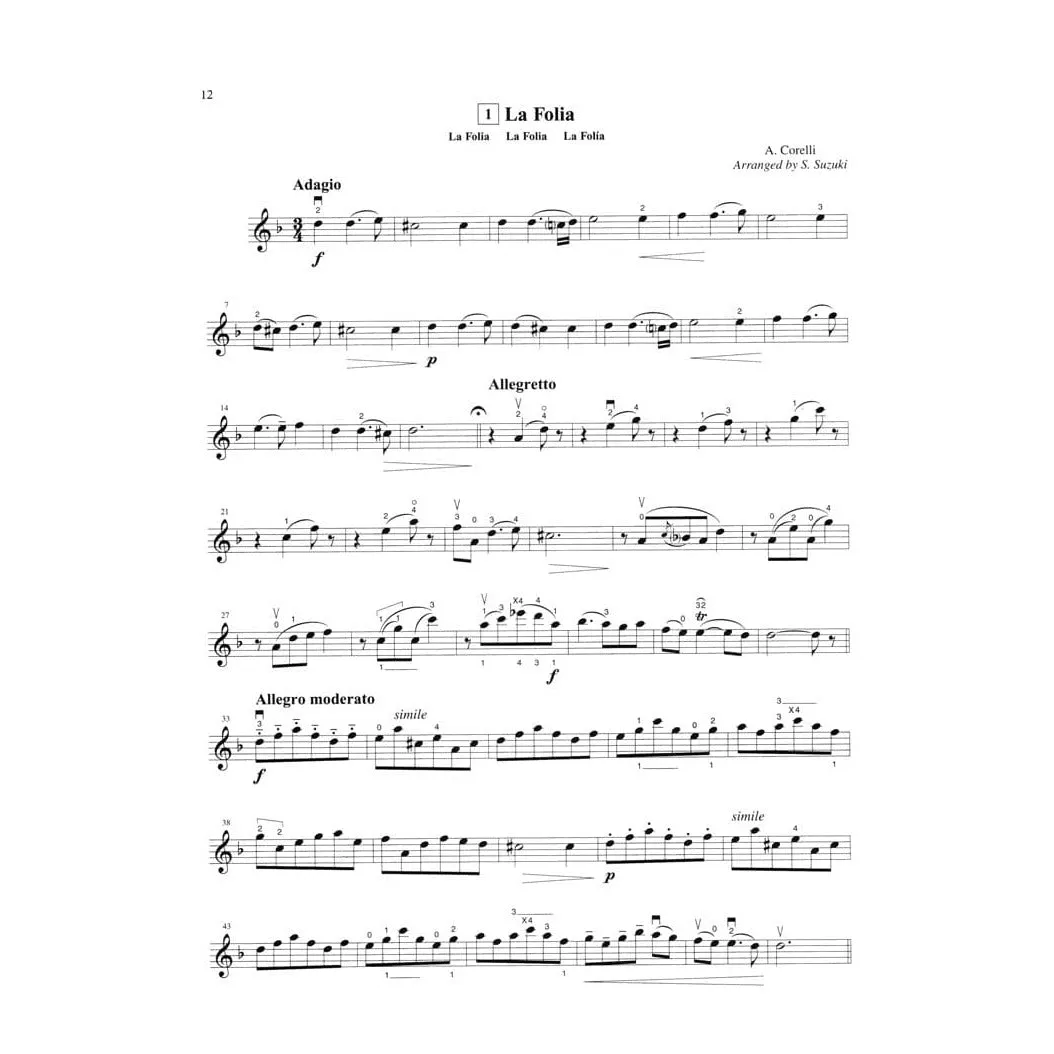 Suzuki Violin School 6 Geigenbuch Buch CD Muttersprache