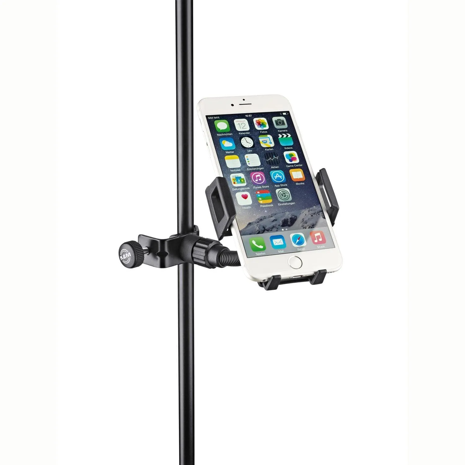 K&M Smartphone-Halter Universal Klemmhalter bis 8,4 cm Breite