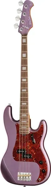 Harley Benton MV-4P E-Bass Burgundy Mist Precision Singlecoil