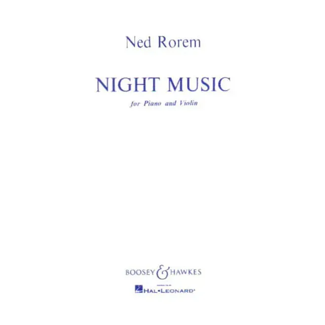 Boosey & Hawkes Rorem Night Music Noten Violine Klavier