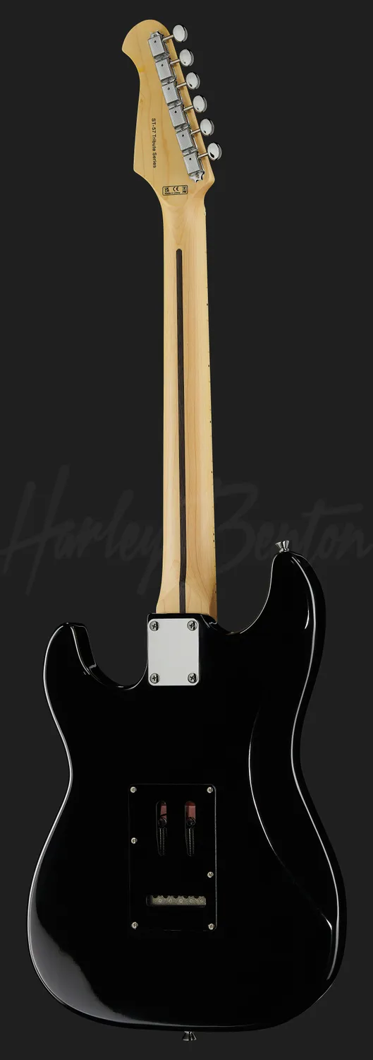 Harley Benton Classic ST-57DG Black E-Gitarre schwarz