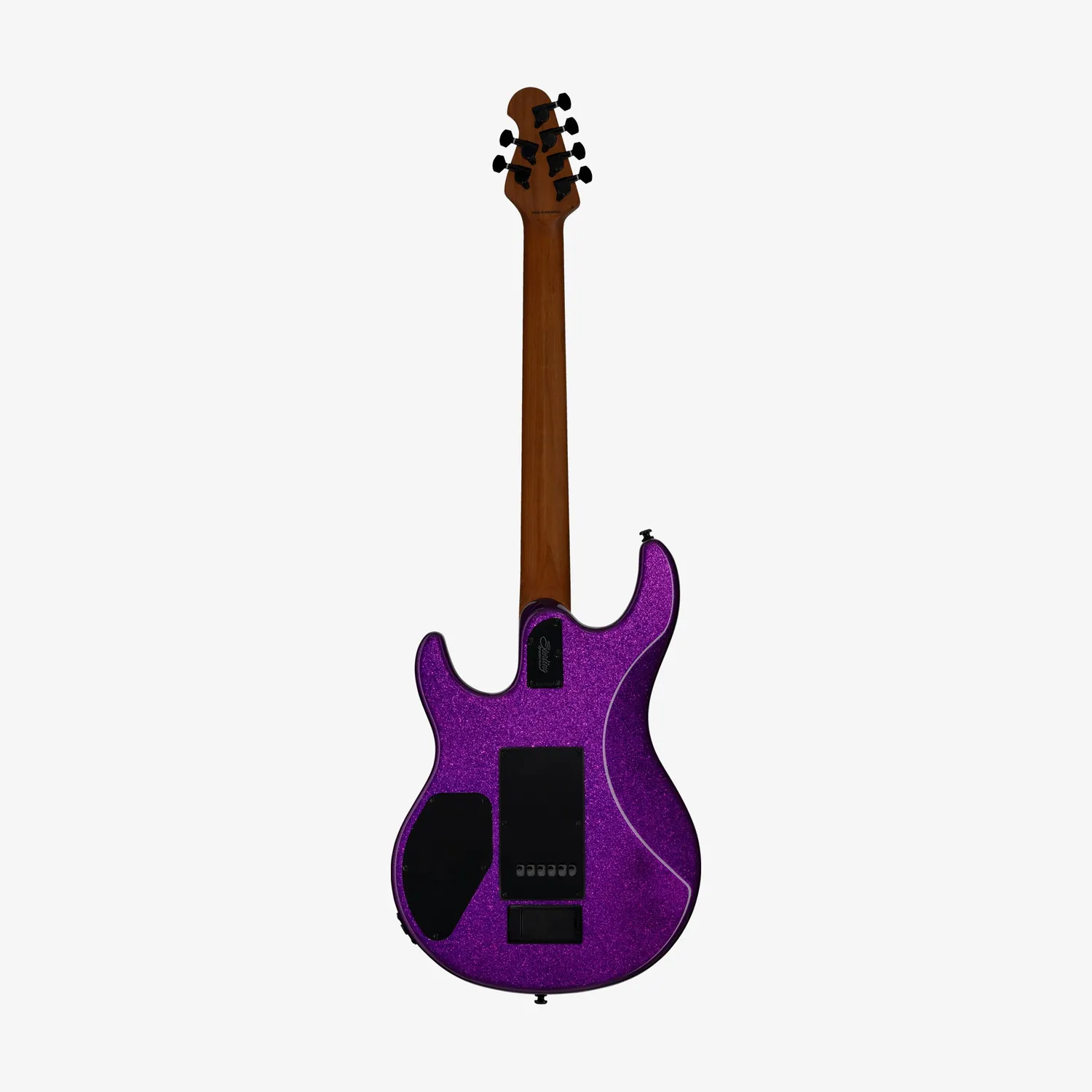 Sterling Luke E-Gitarre Purple Sparkle V-Hals Boost