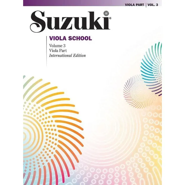 Suzuki Viola School Vol. 3 Bratschen-Notenheft
