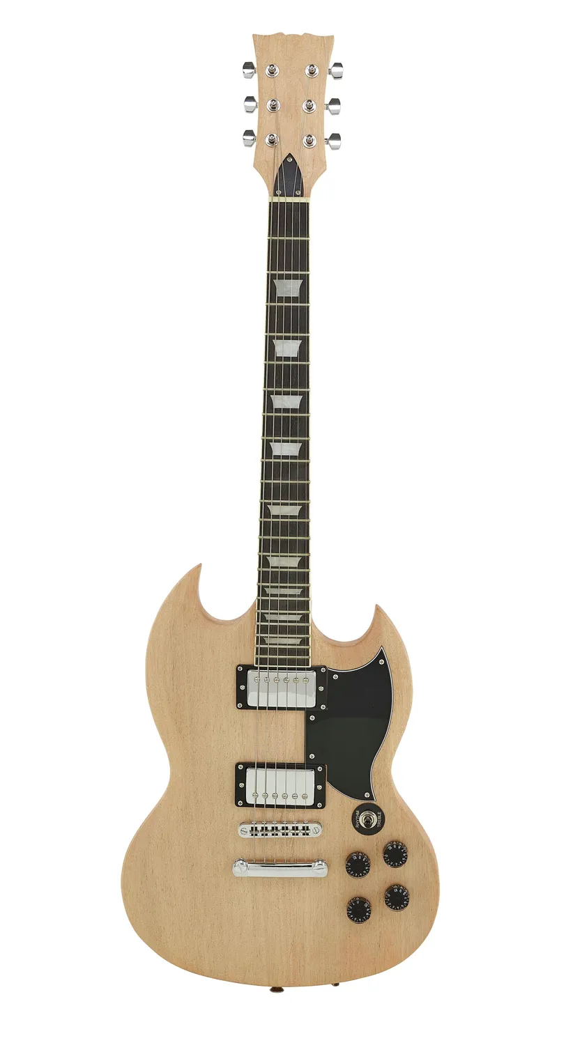 Harley Benton DIY Kit DC E-Gitarren-Bausatz Double-Cut