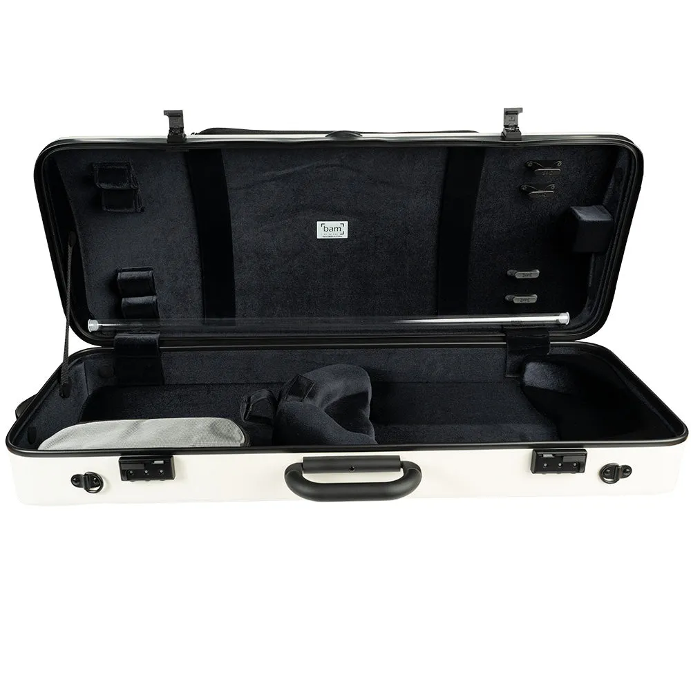 Shar Music BAM Hightech Bratschenkoffer weiß oblong mit Tasche