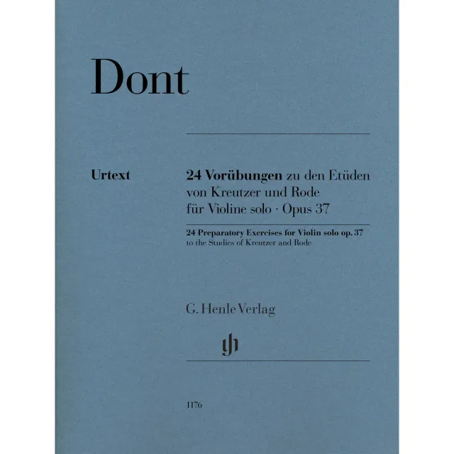 Henle Dont 24 Preparatory Exercises op. 37 Violine solo Urtext