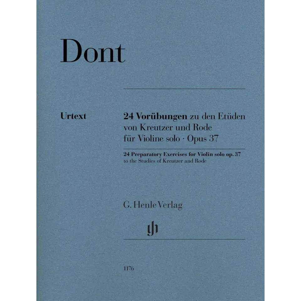 Henle Dont 24 Preparatory Exercises op. 37 Violine solo Urtext