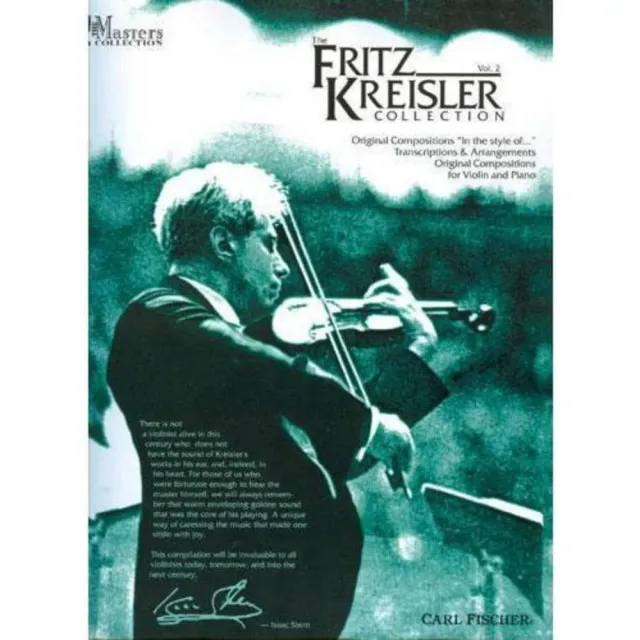 Carl Fischer Kreisler Collection Vol.2 Noten Violine Klavier Stücke