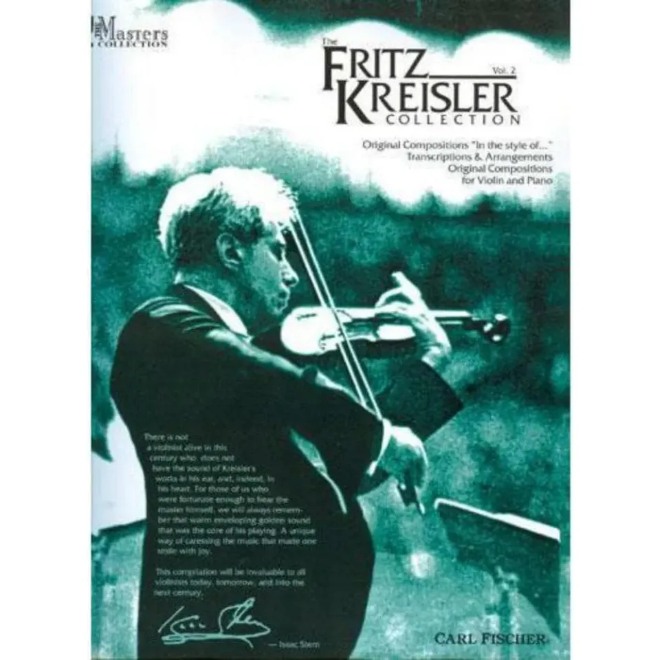 Carl Fischer Kreisler Collection Vol.2 Noten Violine Klavier Stücke