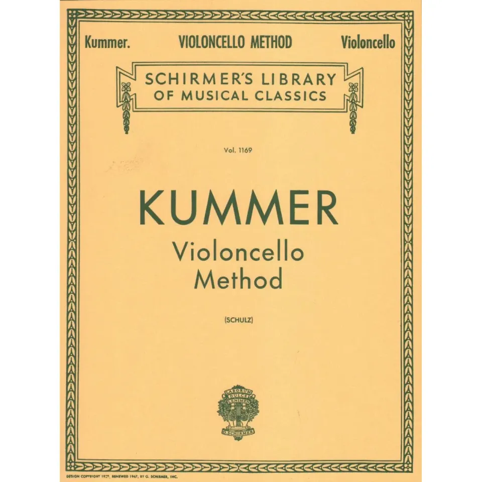 Shar Music Kummer Op 60 Celloschule Noten Cello solo Anfänger