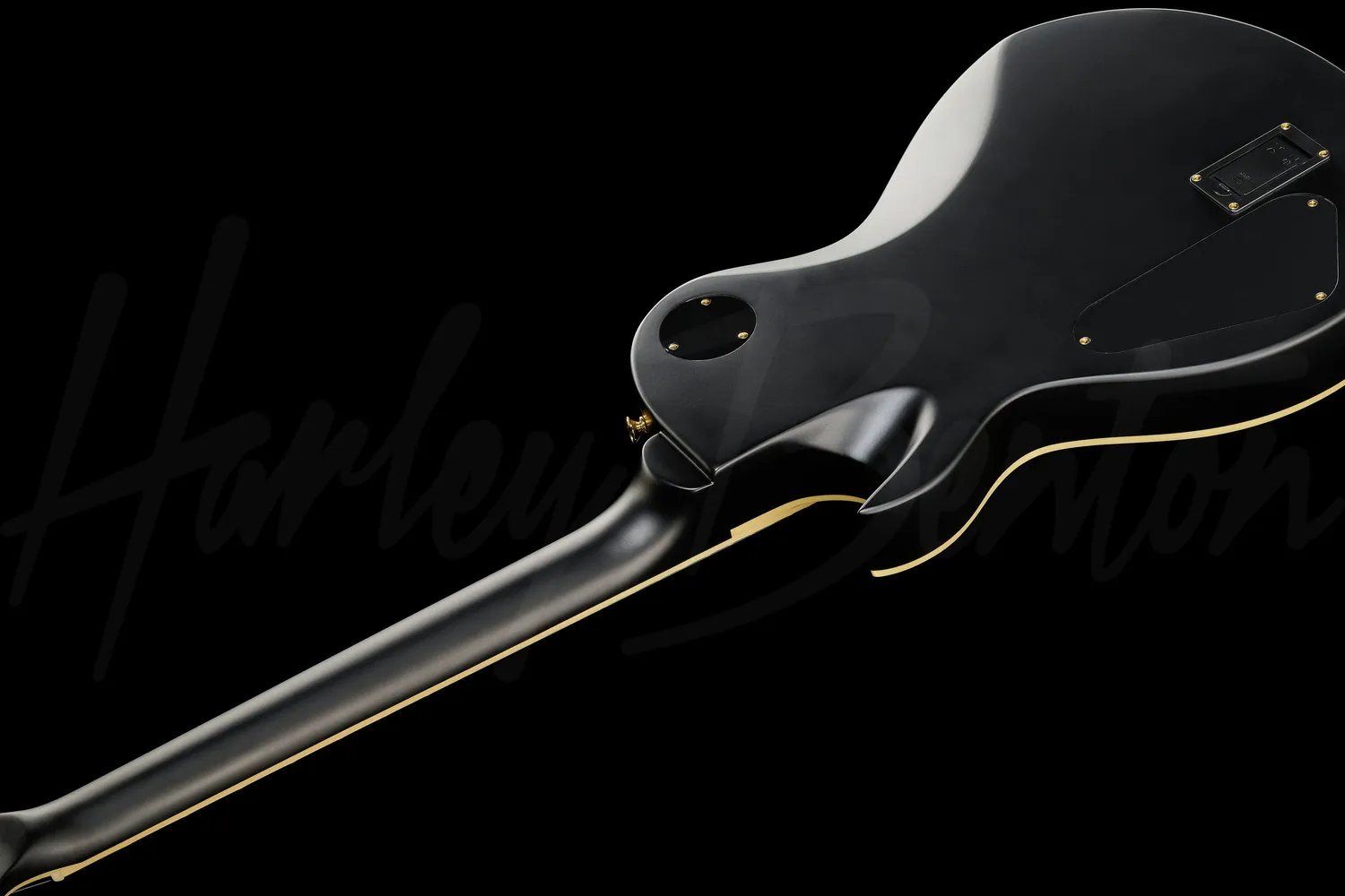 Harley Benton Vintage SC-1000 SBK E-Gitarre Satin Black Aktiv
