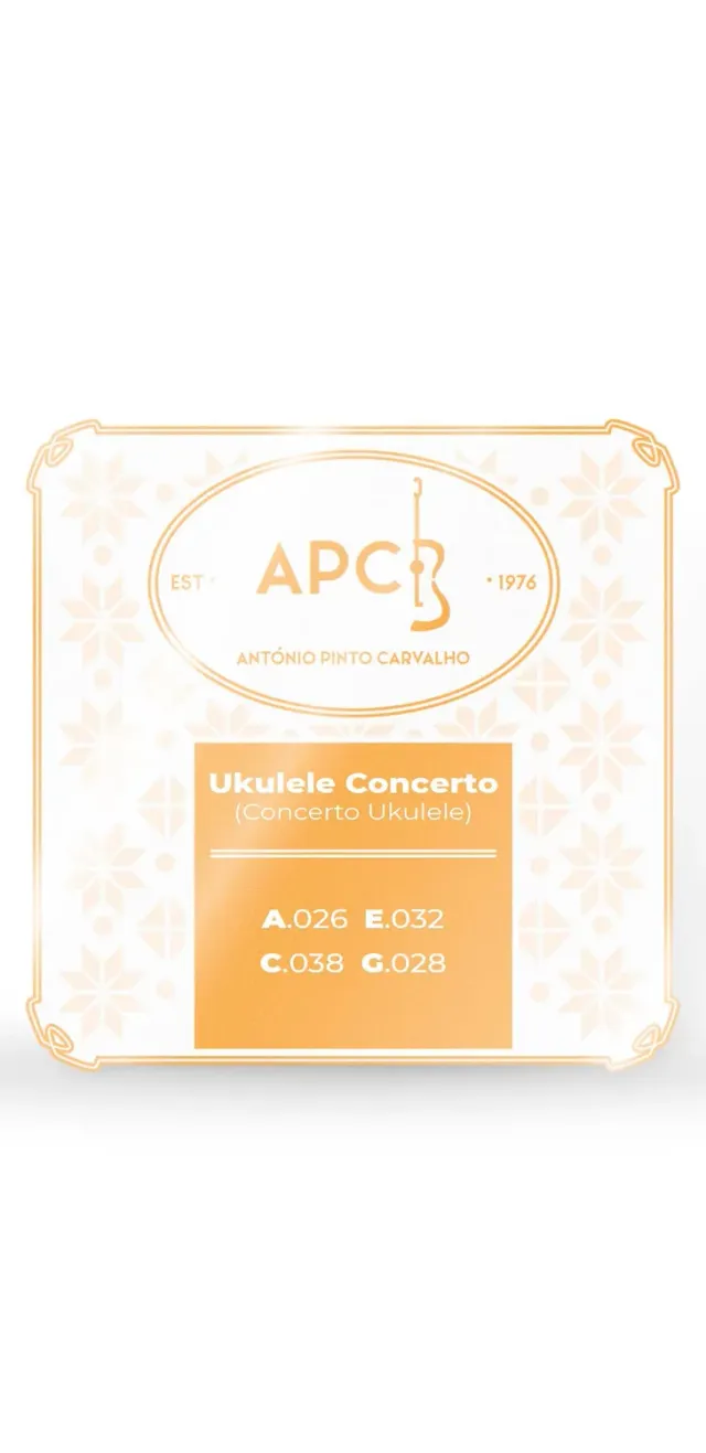 APC Konzert Ukulelesaiten Satz 4-saitig Nylon