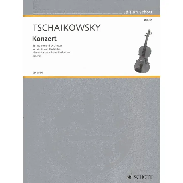 Tschaikowsky Violinkonzert D-Dur op. 35 Noten Violine Klavier Rostal