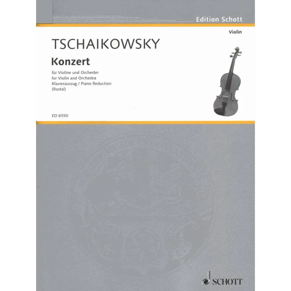 Tschaikowsky Violinkonzert D-Dur op. 35 Noten Violine Klavier Rostal