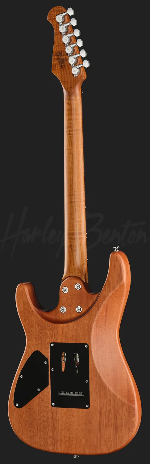 Harley Benton Fusion-IV HSH RW E-Gitarre Satin Grey Tremolo
