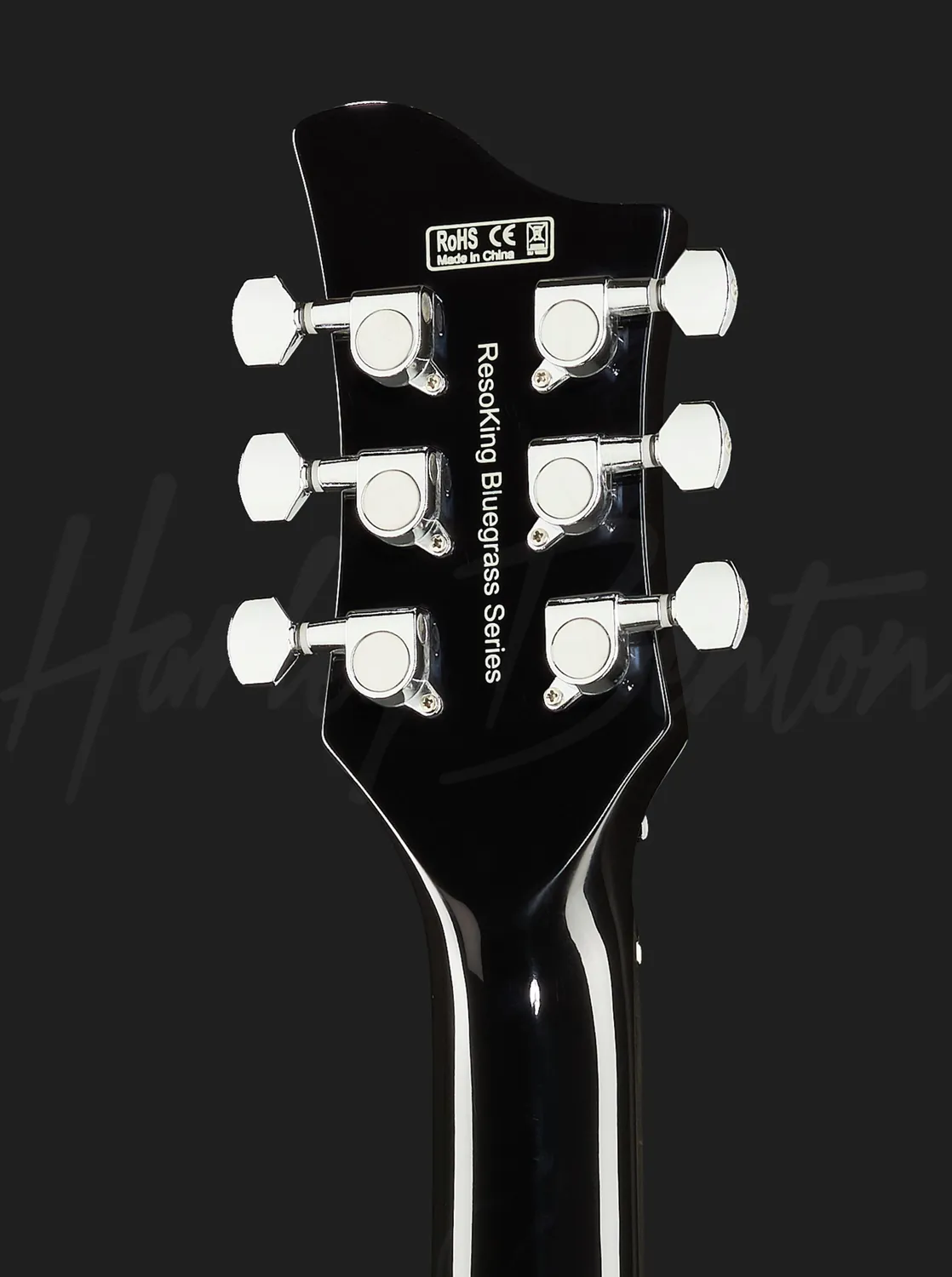 Harley Benton Custom Line ResoKing BK Resonatorgitarre