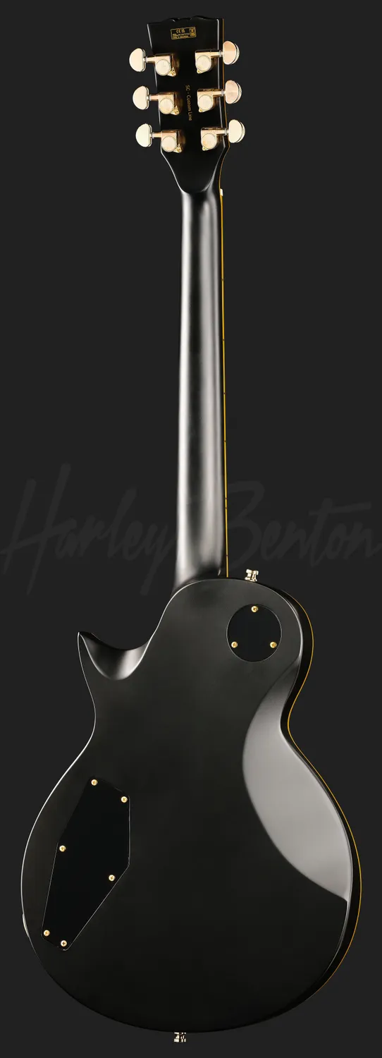 Harley Benton SC-Custom III E-Gitarre Vintage Black Tesla