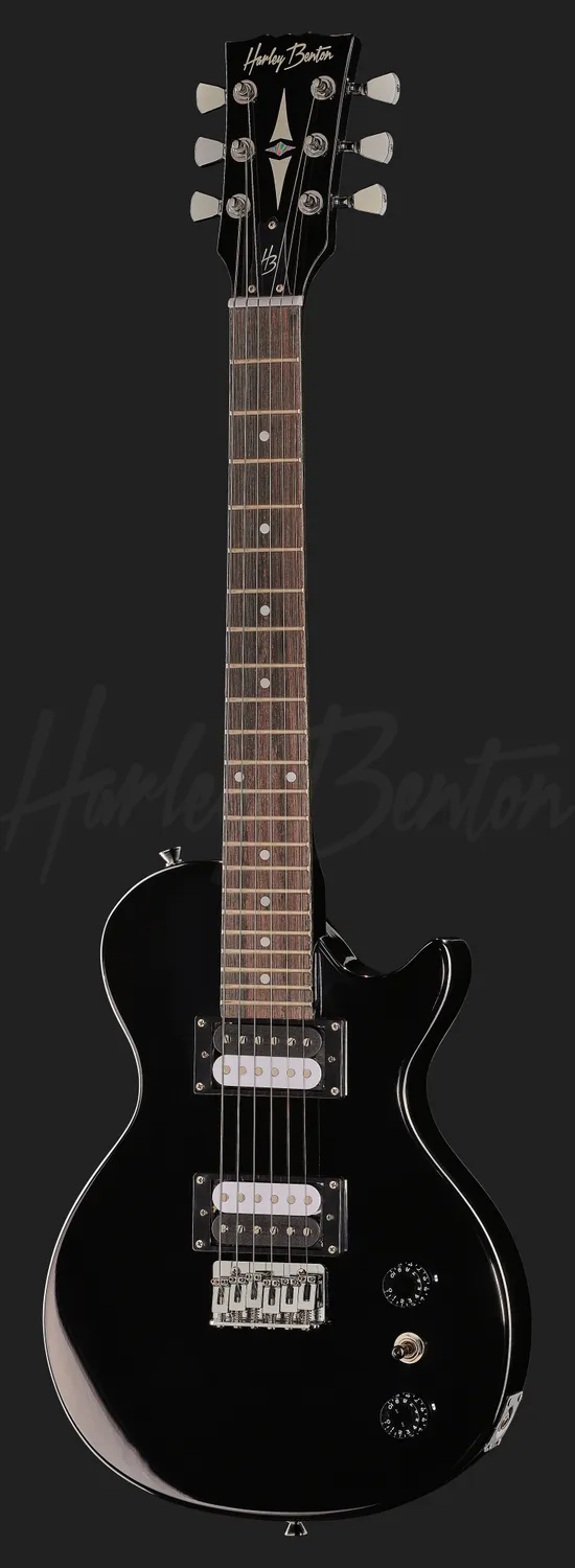 Harley Benton Student SC-200Mini E-Gitarre BK 55,9 cm Mensur