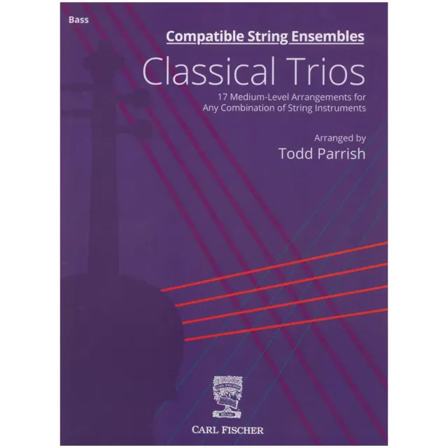 Parrish Classical Trios Noten Kontrabass Streichtrio