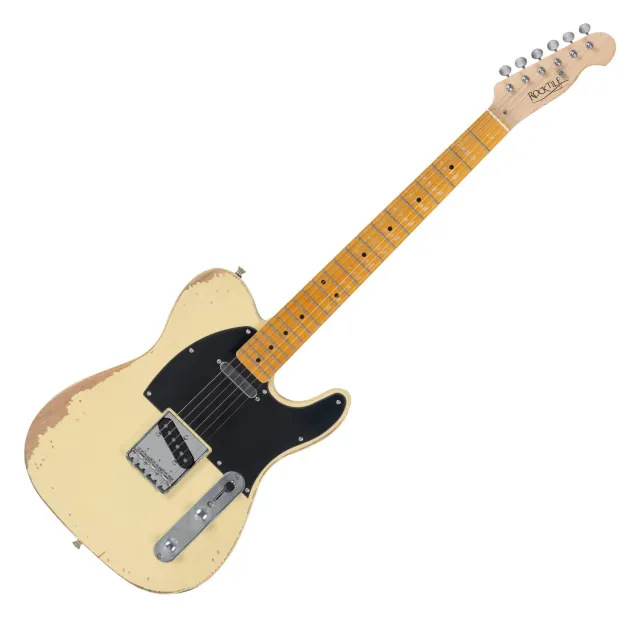 Rocktile Vinstage TL-HMWM E-Gitarre Vintage White Relic