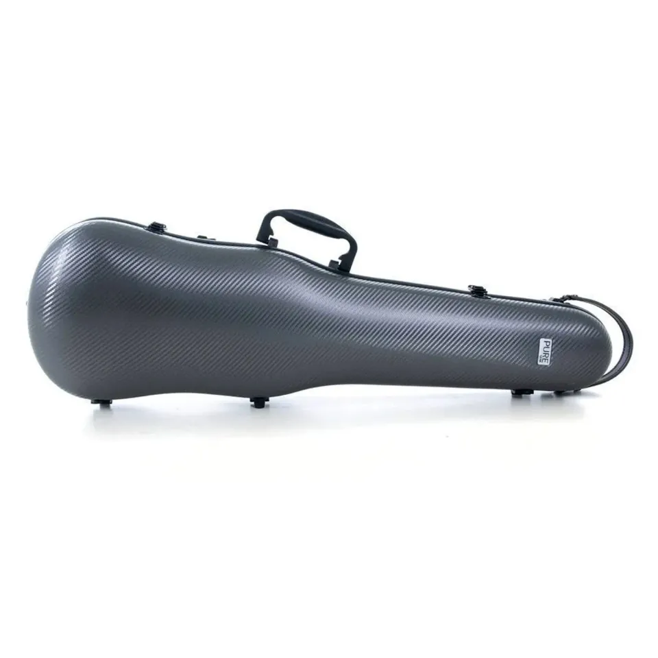Gewa Pure Polycarbonate 1.8 Geigenkasten Grau-Schwarz leicht
