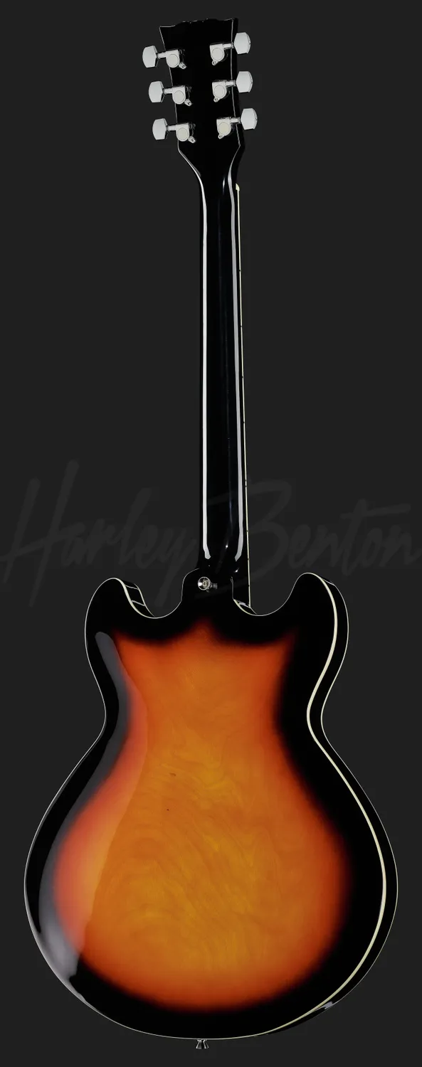 Harley Benton Vintage Series HB-35 Halbakustik-Gitarre Vintage Burst