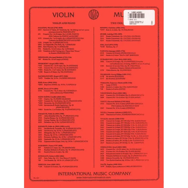 Shar Music Orchestral Excerpts Volume 3 Noten Violine Gingold