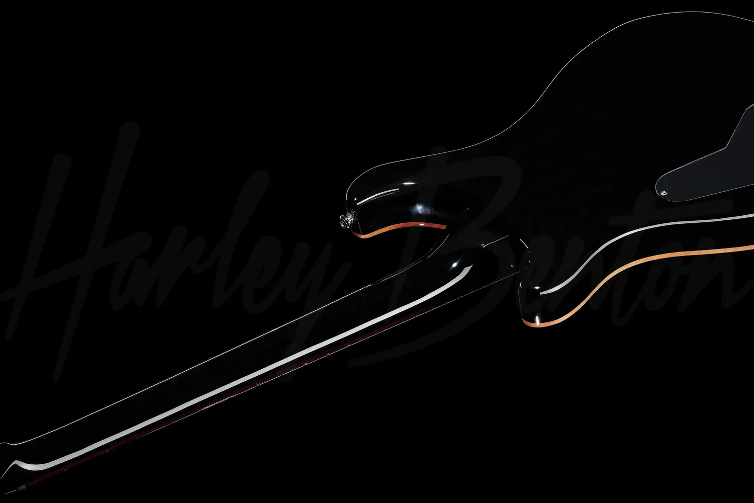 Harley Benton Deluxe CST-24 BK E-Gitarre Schwarz Humbucker