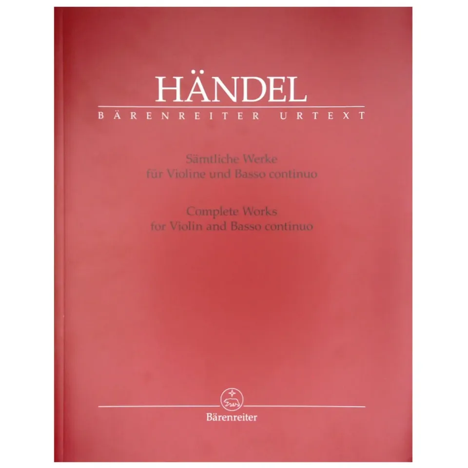 Bärenreiter Händel Violinsonaten Violine Noten Urtext