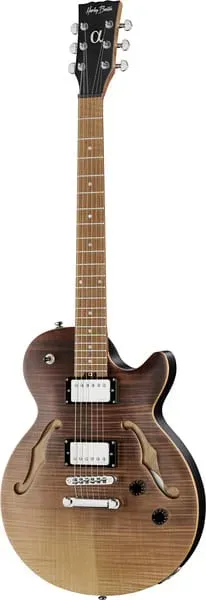 Harley Benton Aeolus E-Gitarre Frost Flame Semi-Hollow