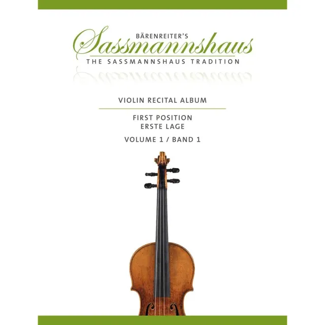 Bärenreiter Sassmannshaus Violin Recital Album 1 Noten erste Lage