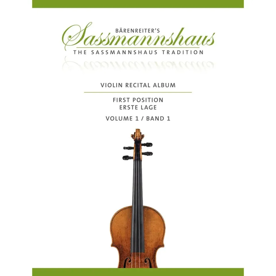 Bärenreiter Sassmannshaus Violin Recital Album 1 Noten erste Lage