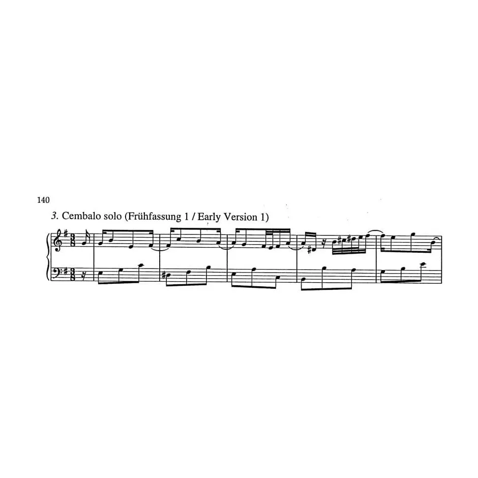 Bärenreiter Bach Sechs Sonaten BWV 1014-1019 Noten Violine Klavier Urtext