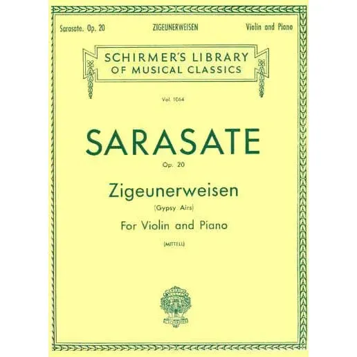 Shar Music Zigeunerweisen Op. 20 Mittell Violinnoten Violine Klavier