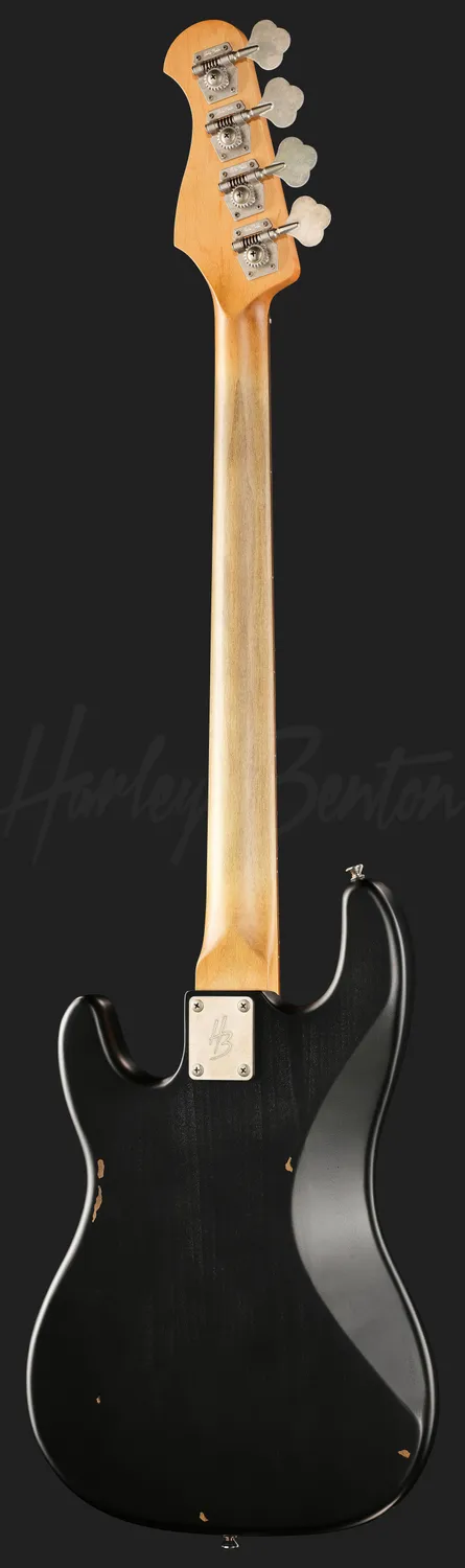 Harley Benton Aged PB-62LA BK E-Bass Light Aged Black